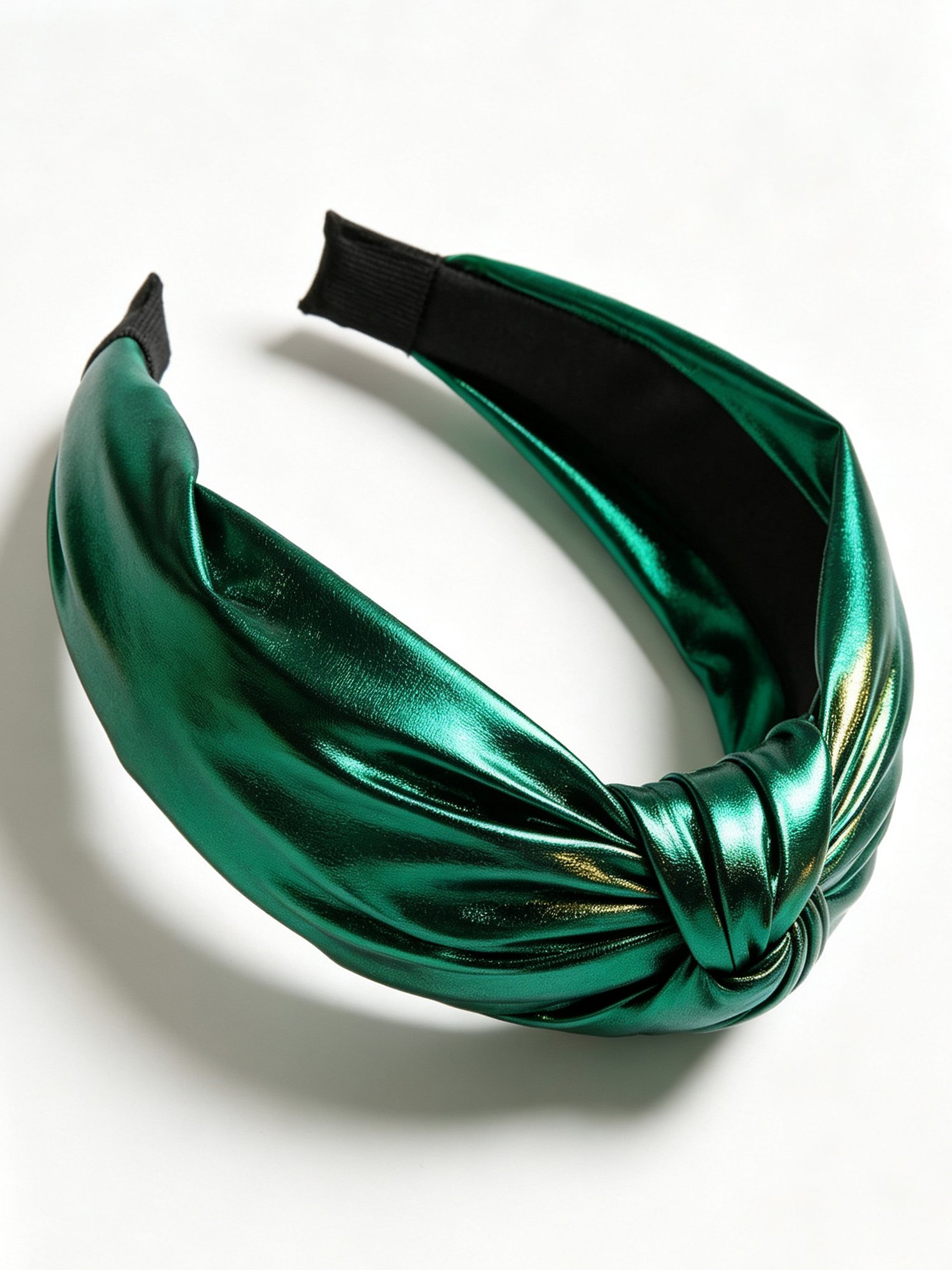 PU Leather Wide Knotted Headband