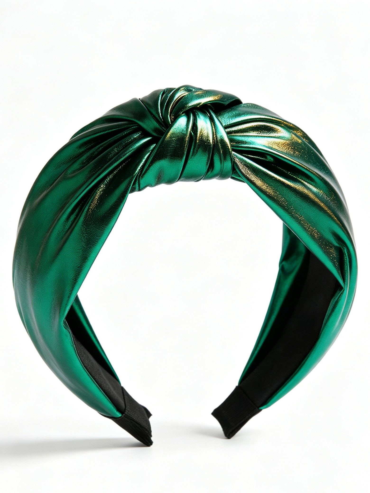 PU Leather Wide Knotted Headband