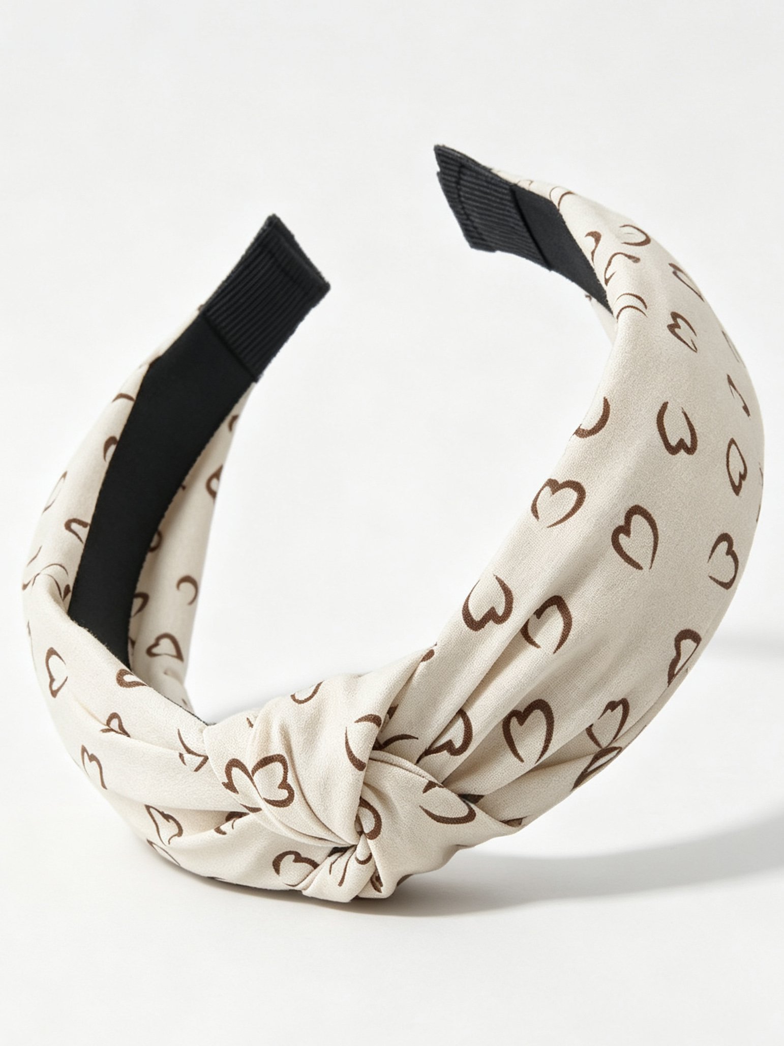 Vintage Wide Heart Pattern Headband