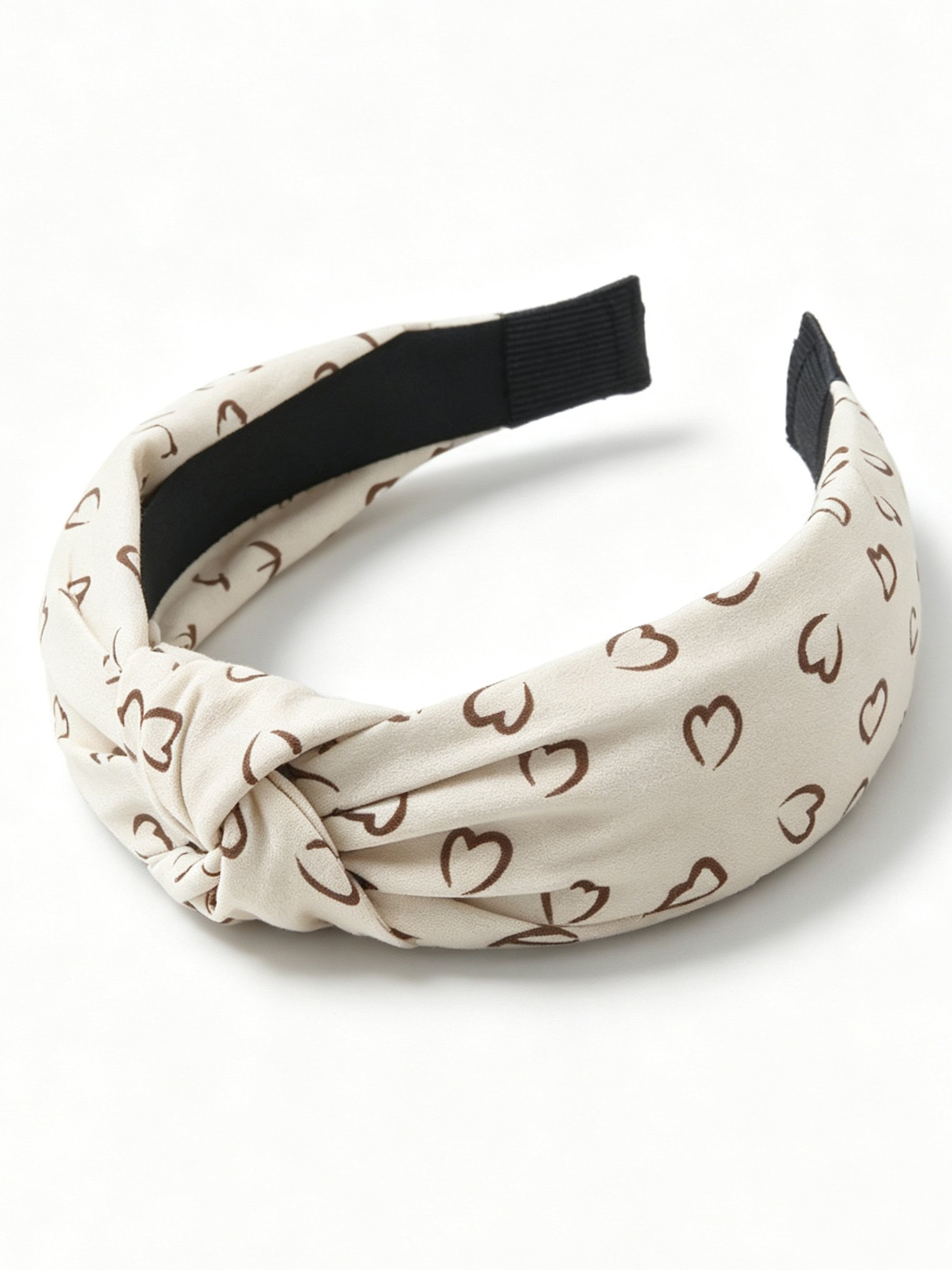 Vintage Wide Heart Pattern Headband