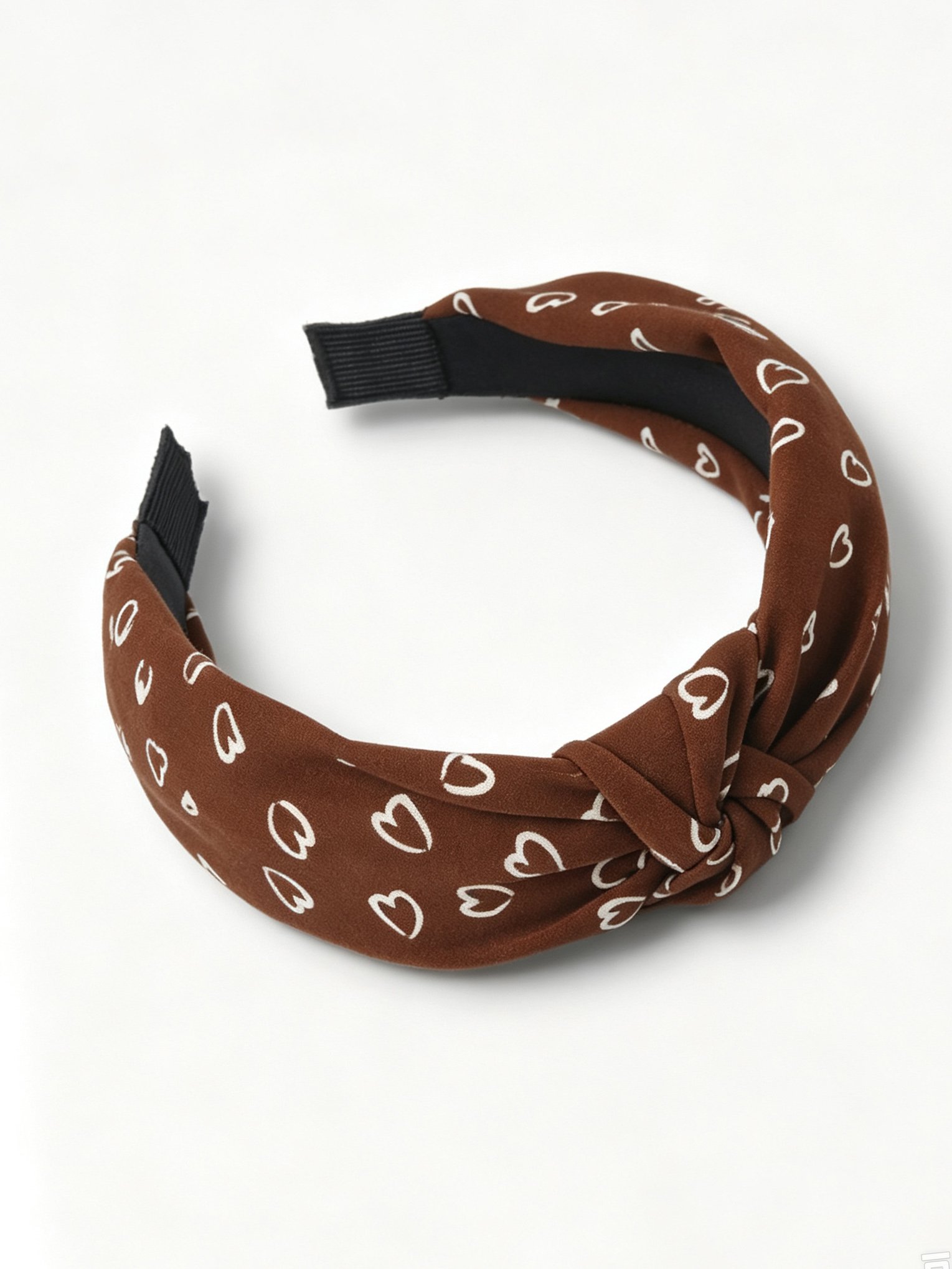 Vintage Wide Heart Pattern Headband