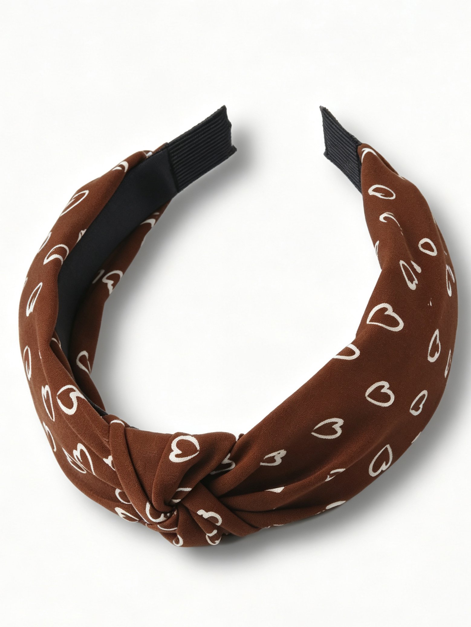 Vintage Wide Heart Pattern Headband