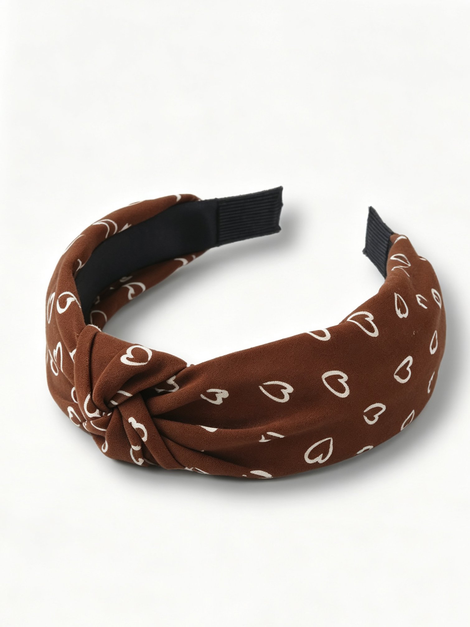 Vintage Wide Heart Pattern Headband