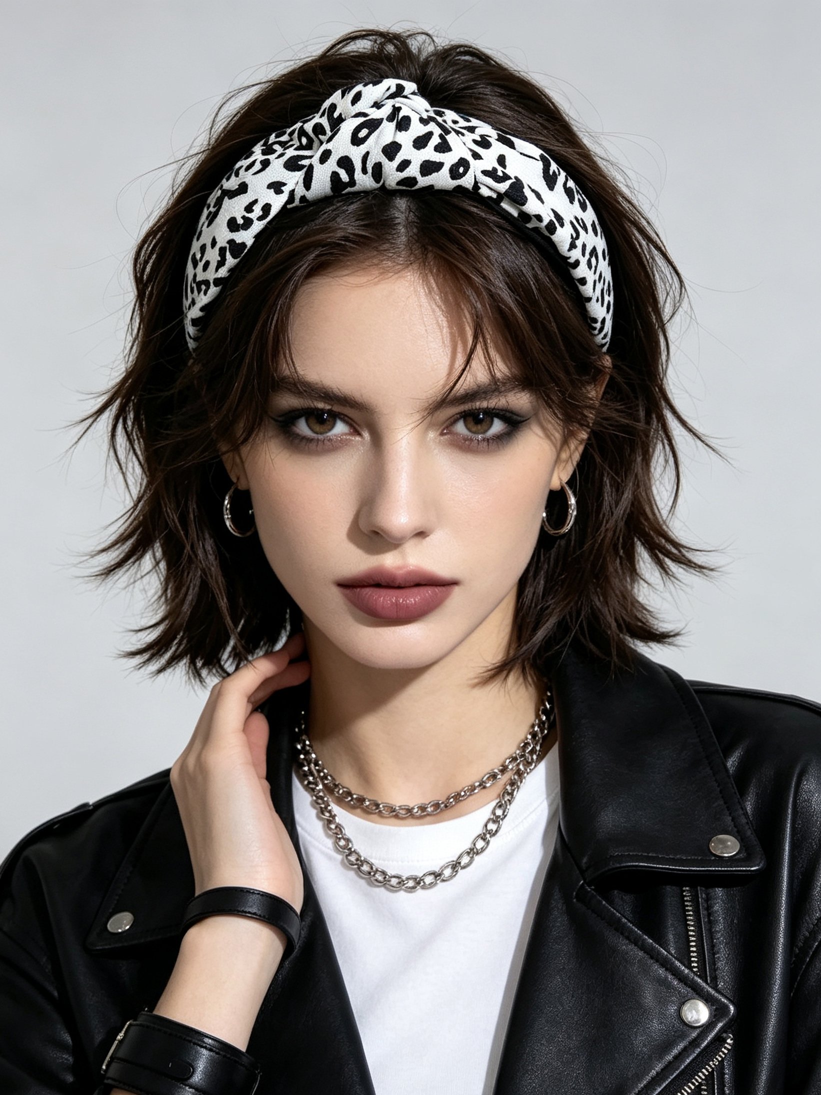 Leopard Print Knotted Headband