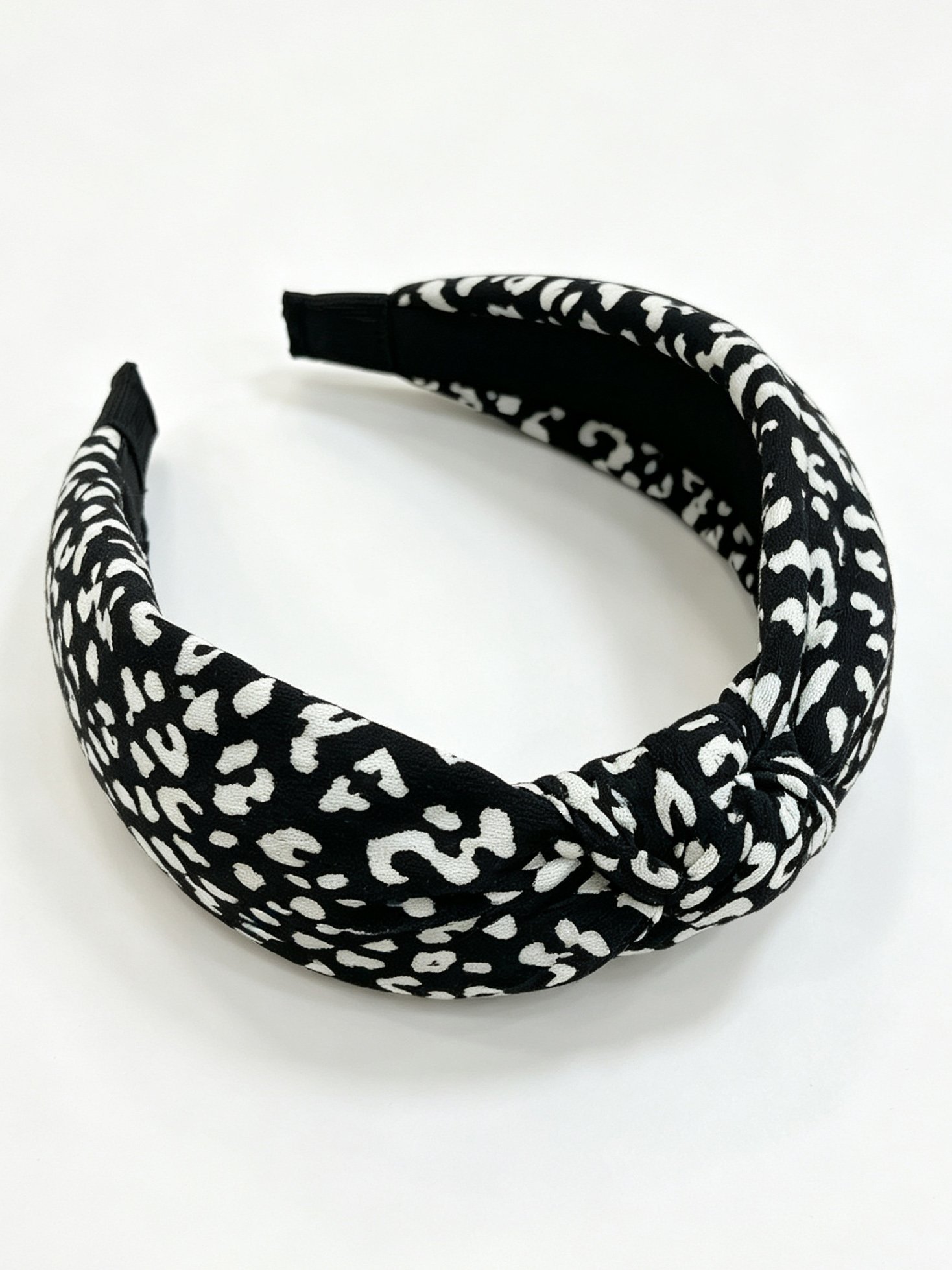 Leopard Print Knotted Headband
