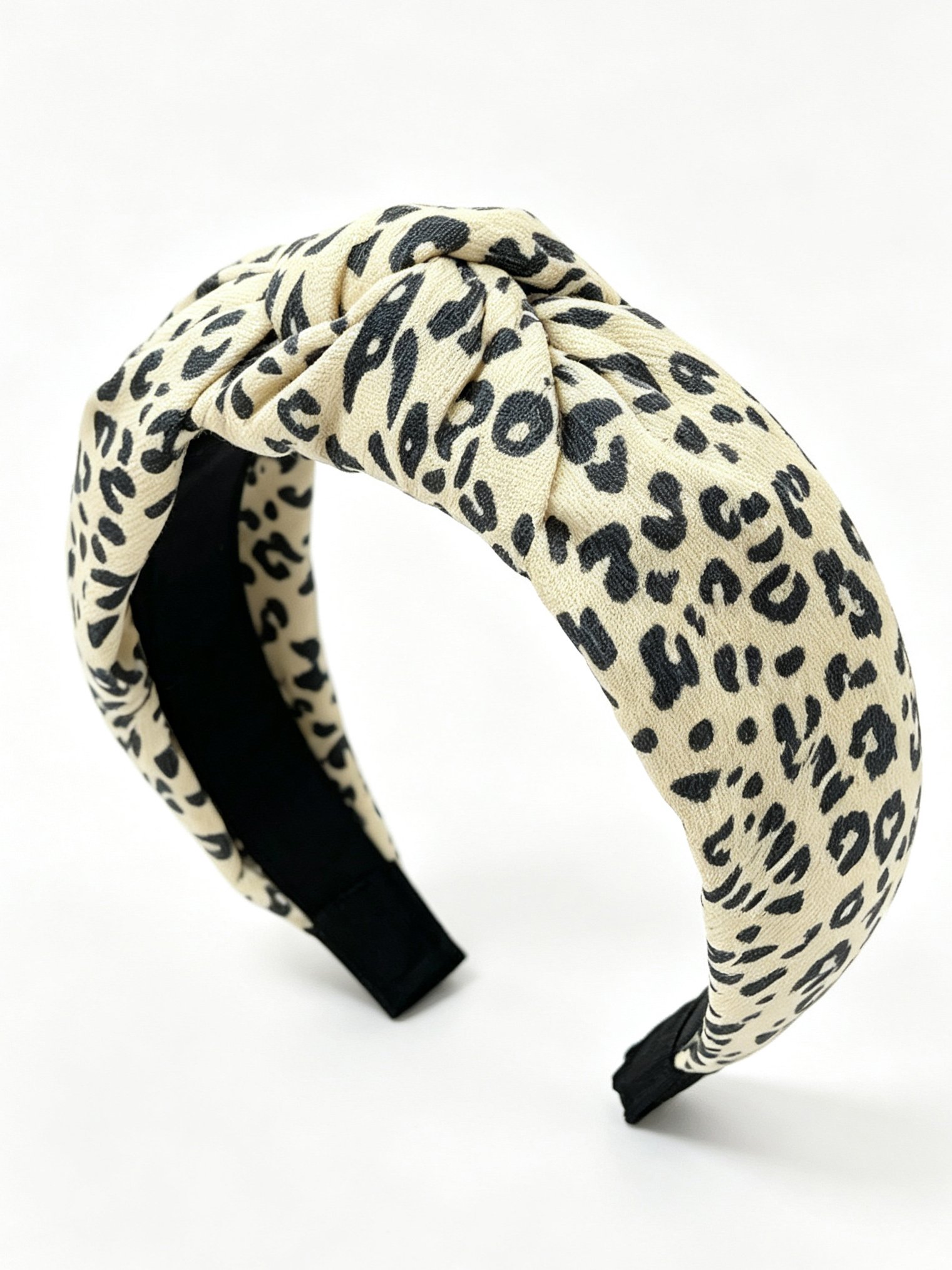 Leopard Print Knotted Headband