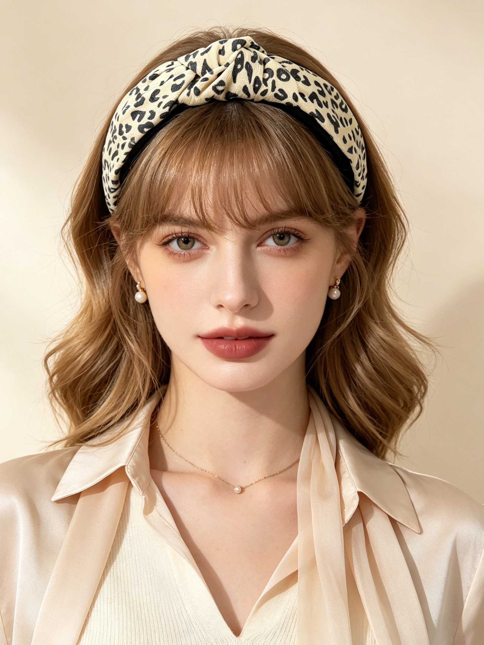 Leopard Print Knotted Headband