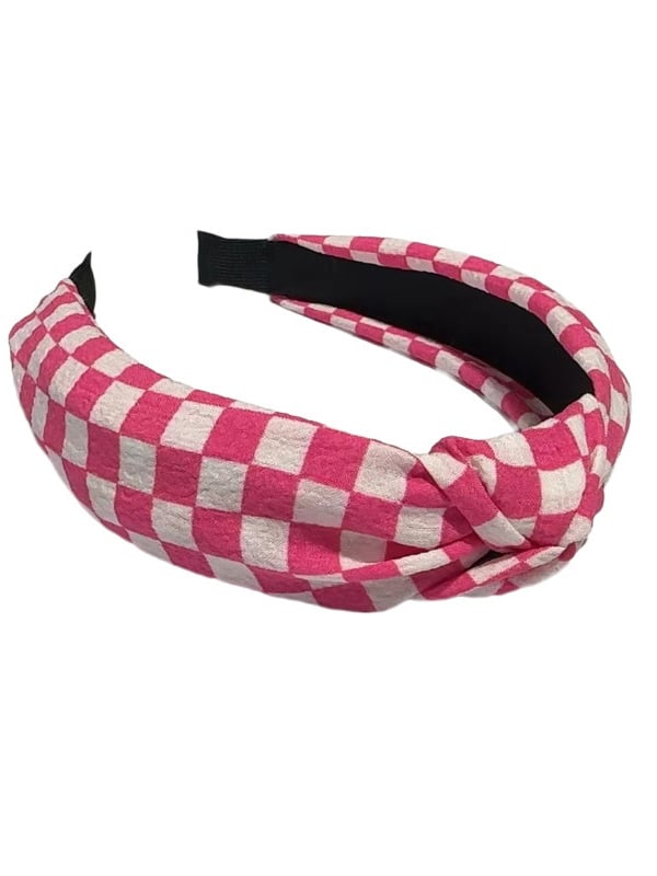 Checkerboard Wide Headband