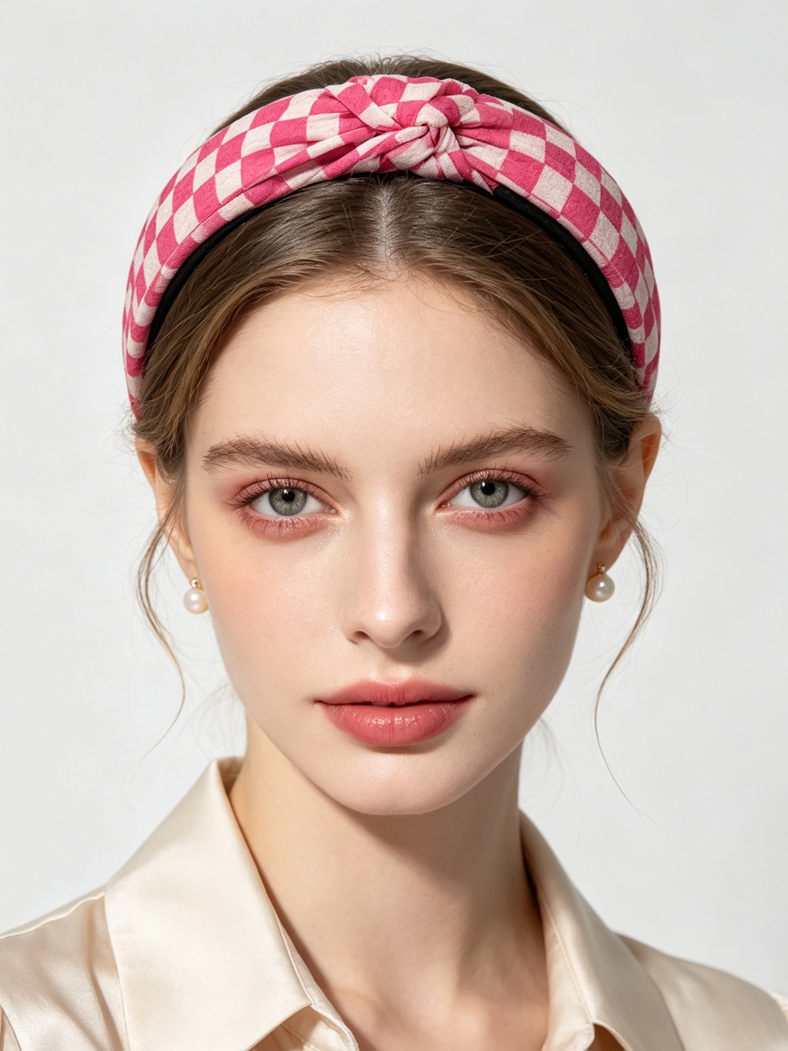 Checkerboard Wide Headband