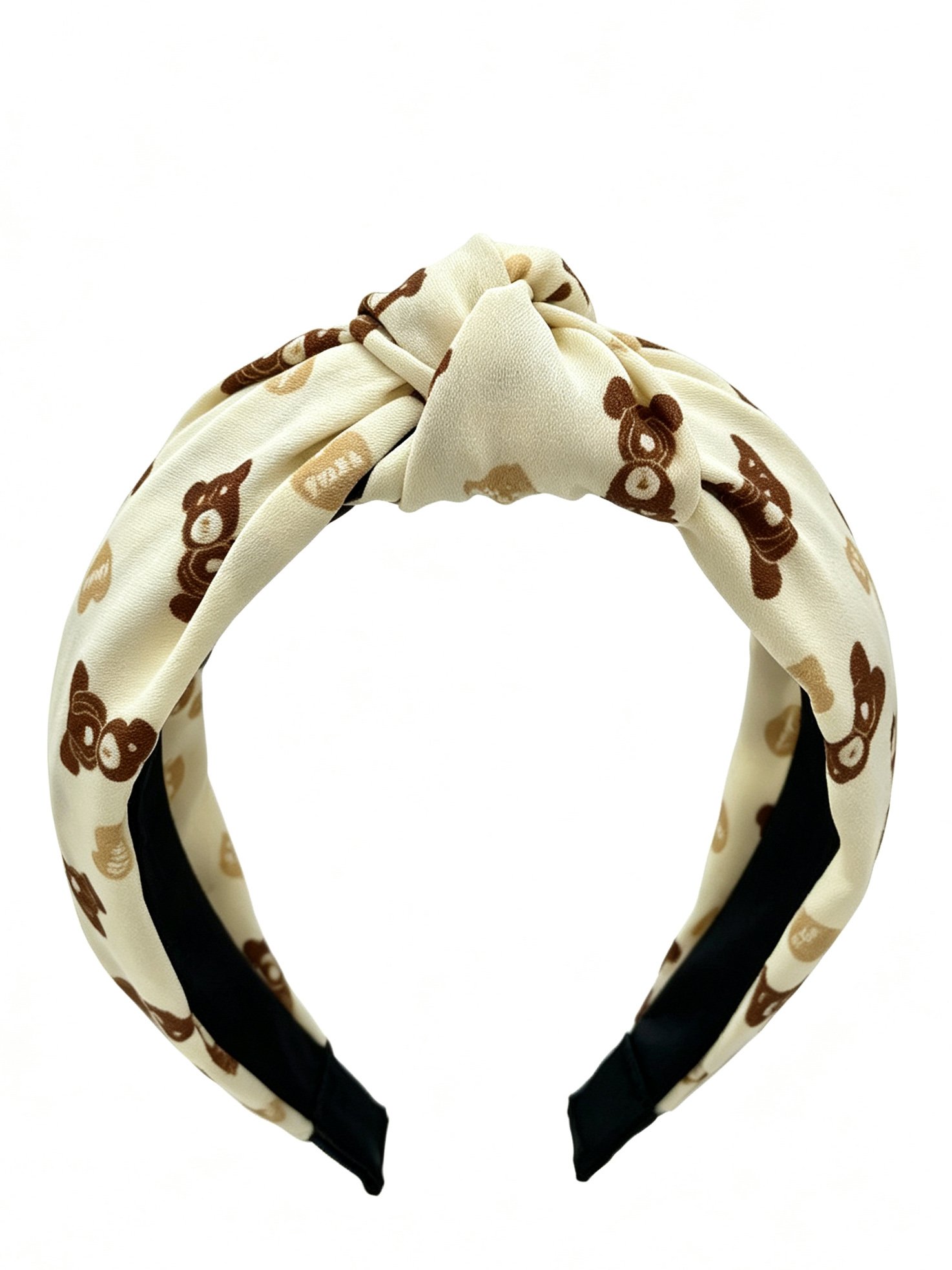 Bear Print Knotted Headband