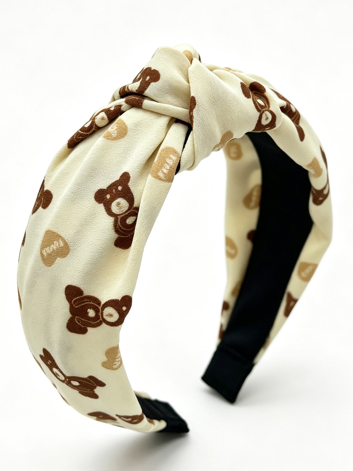 Bear Print Knotted Headband