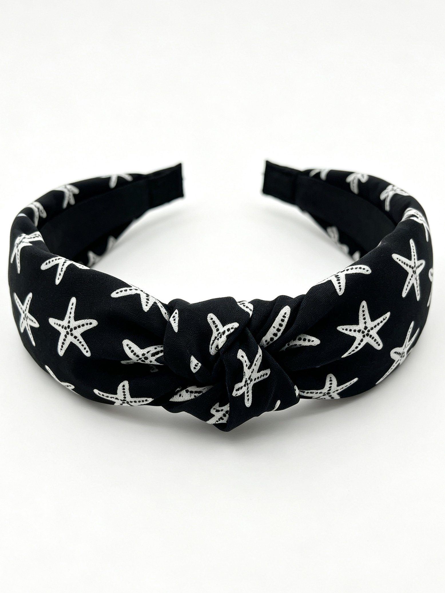 Starfish Pattern Knotted Wide Headband