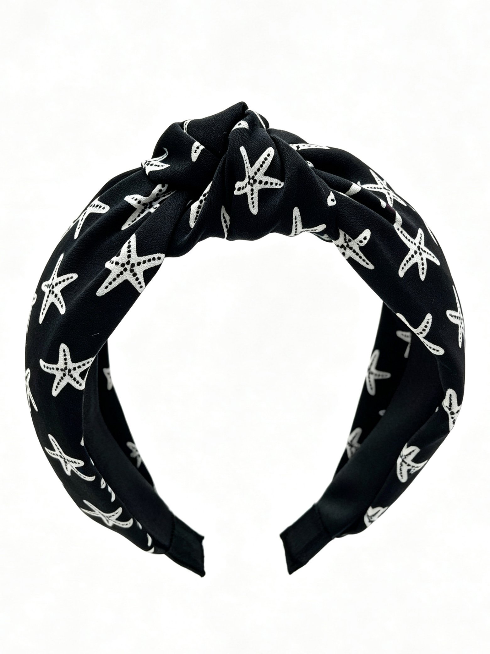 Starfish Pattern Knotted Wide Headband