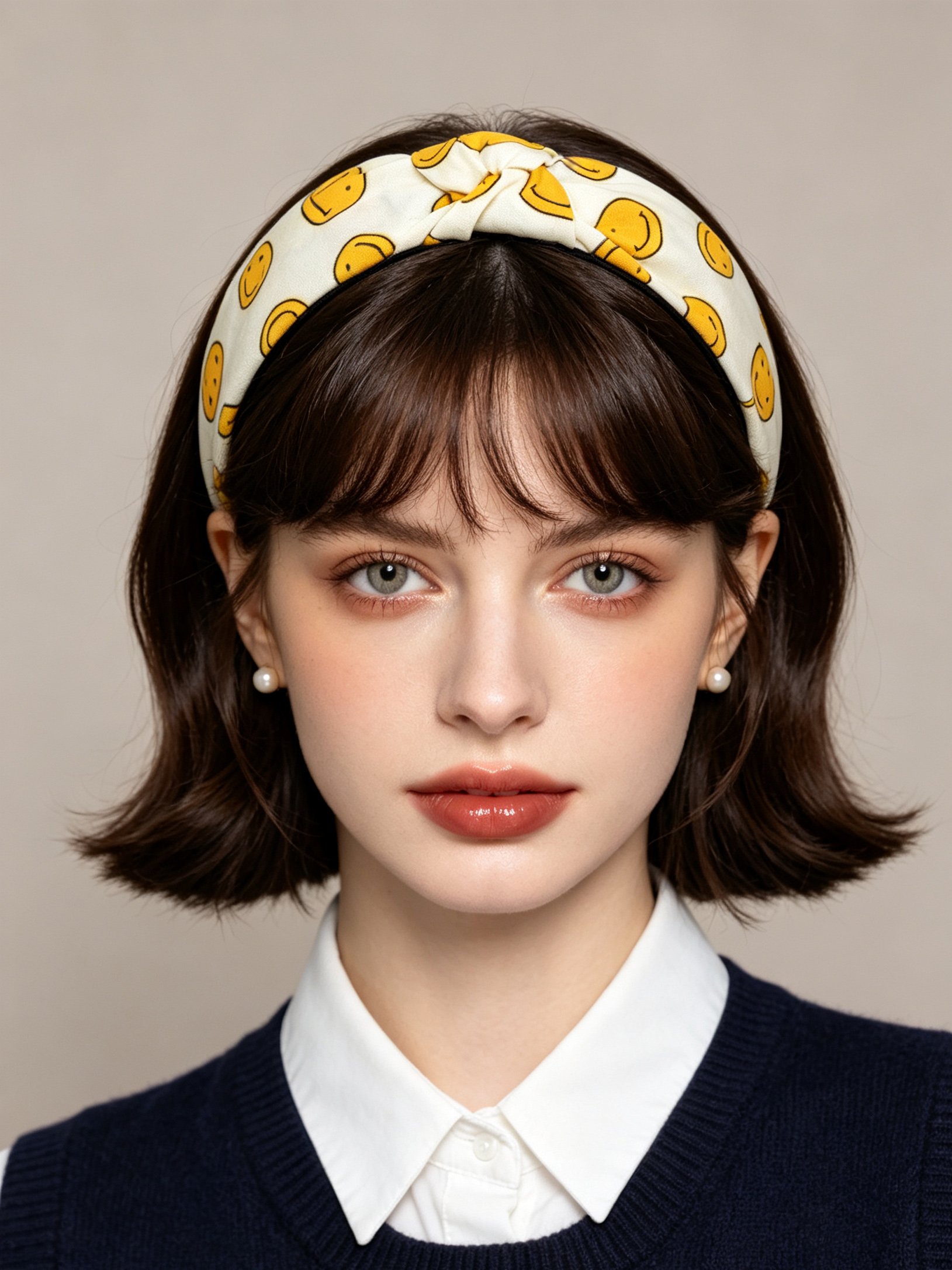 Smiley Face Knotted Headband
