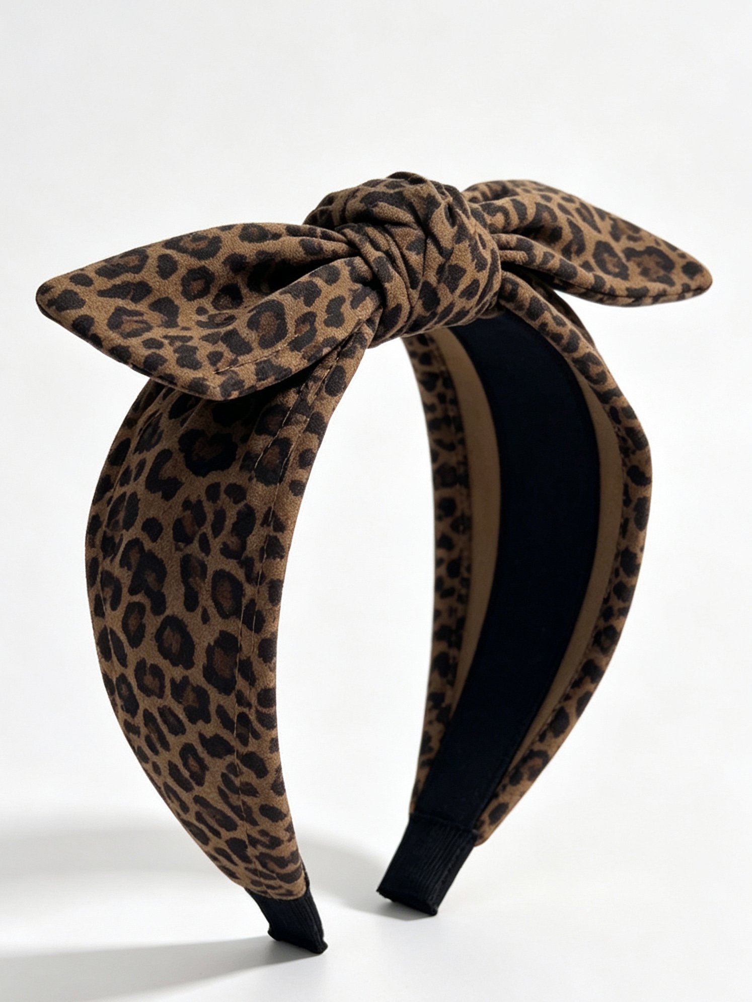 Leopard Print Bow Headband