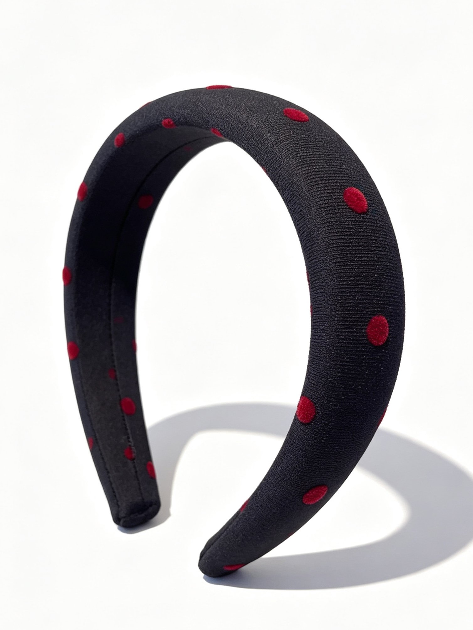 Solid Color Red Dot Pattern Headband