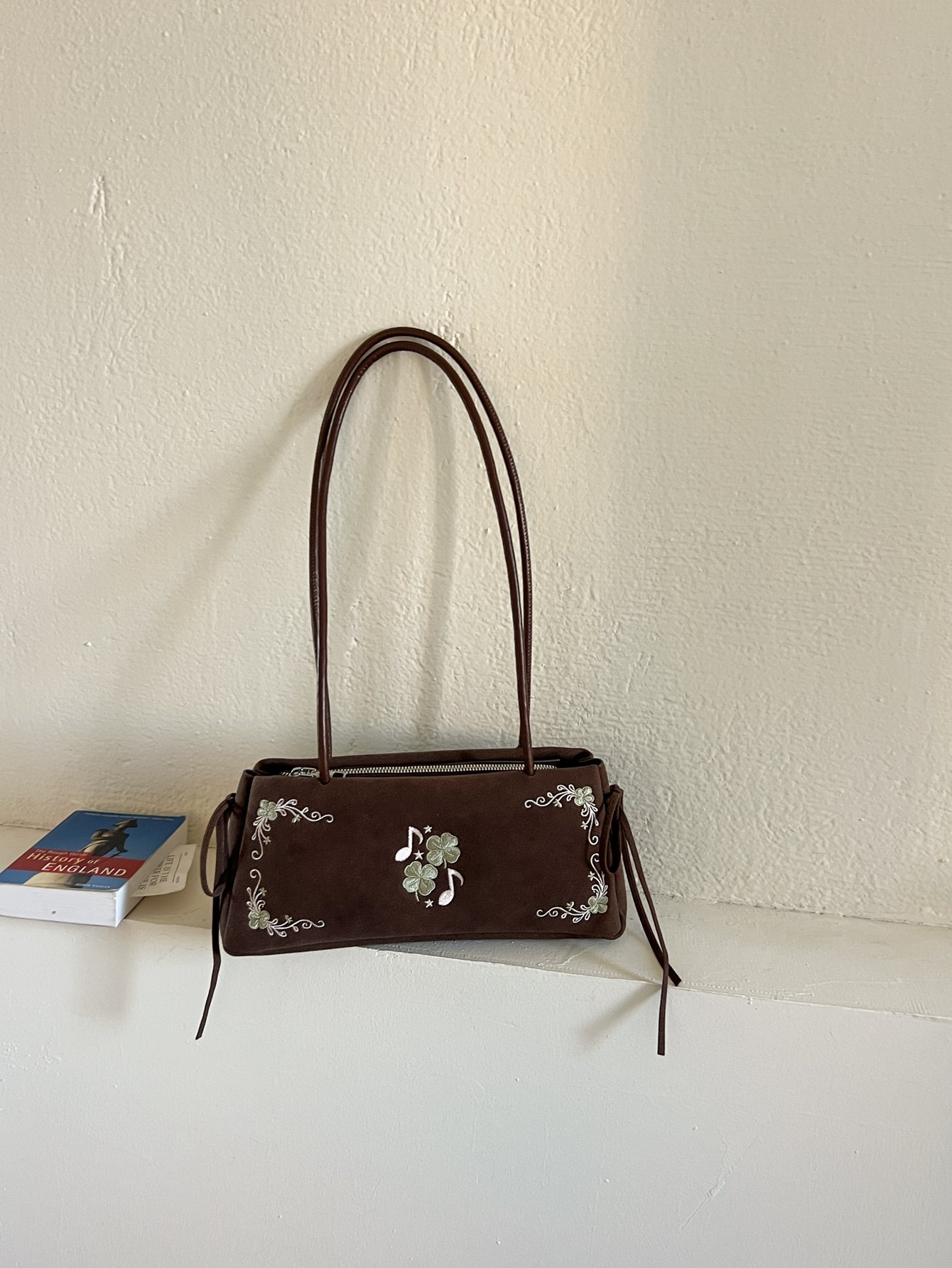 Embroidered Womens Shoulder Bag