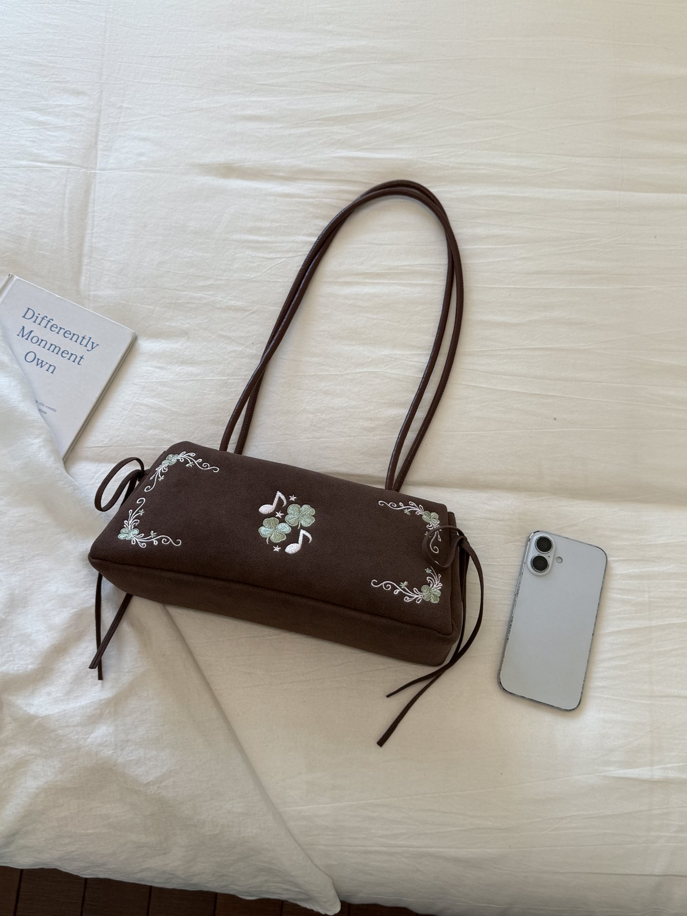 Embroidered Womens Shoulder Bag