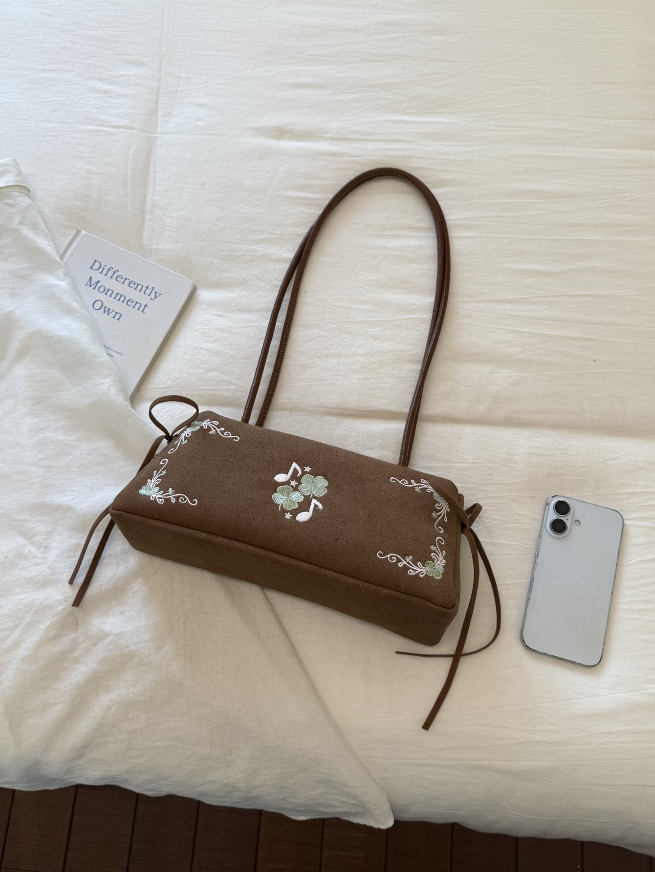 Embroidered Womens Shoulder Bag