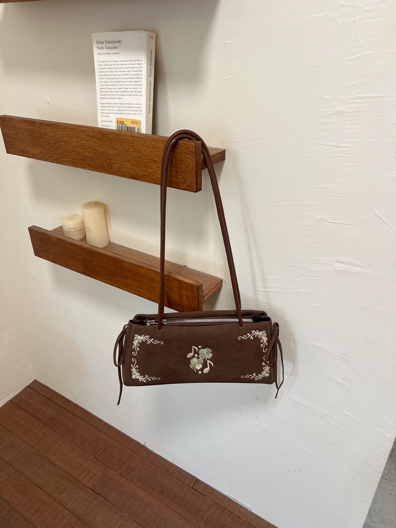 Embroidered Womens Shoulder Bag