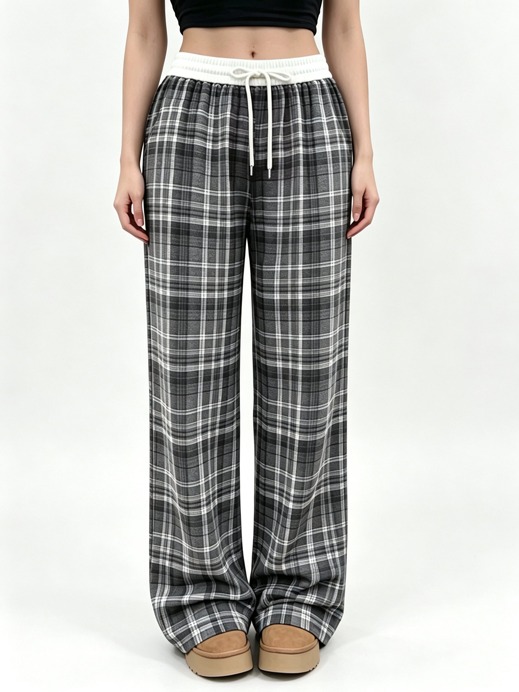 Multi Checked Pajama Pants