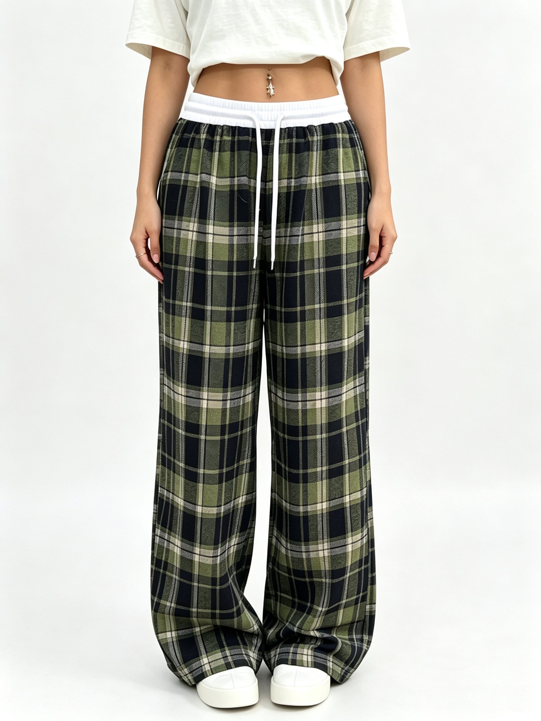 Multi Checked Pajama Pants
