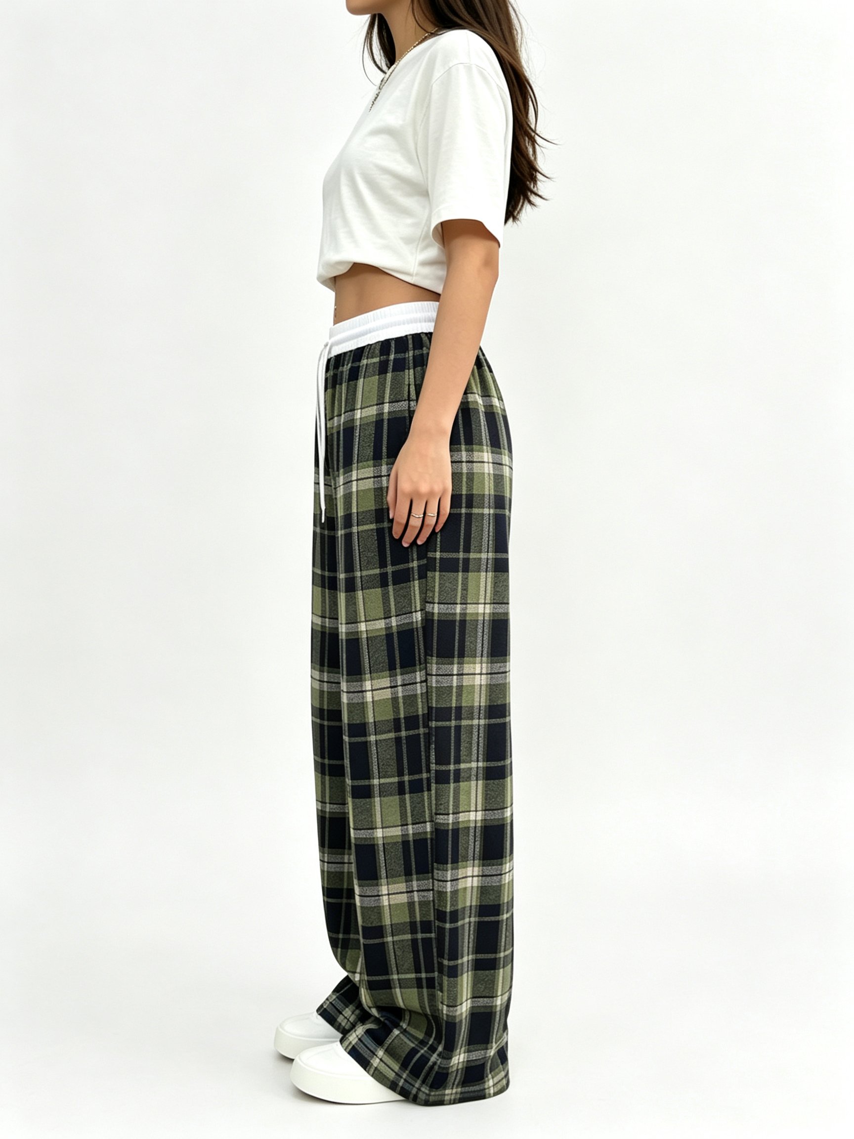 Multi Checked Pajama Pants