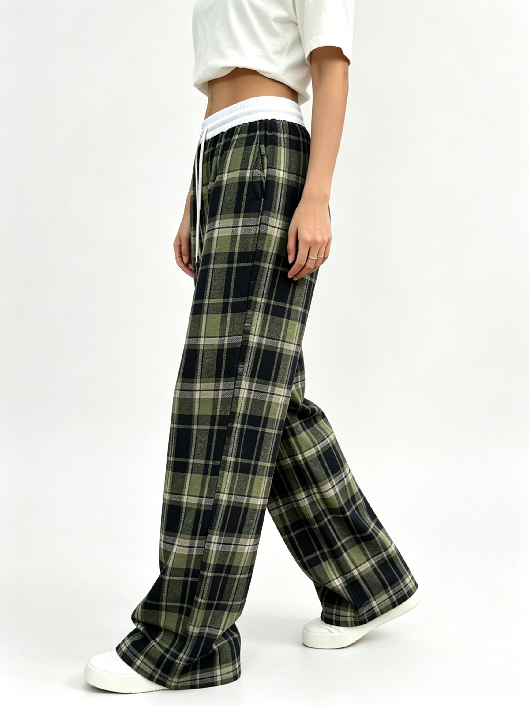 Multi Checked Pajama Pants