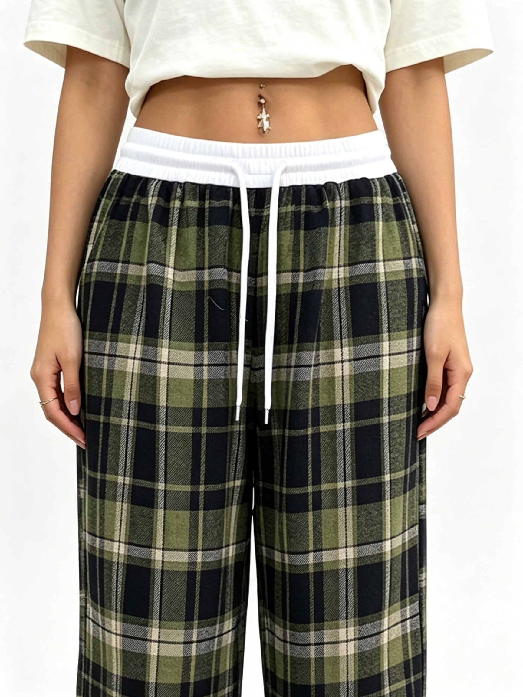 Multi Checked Pajama Pants