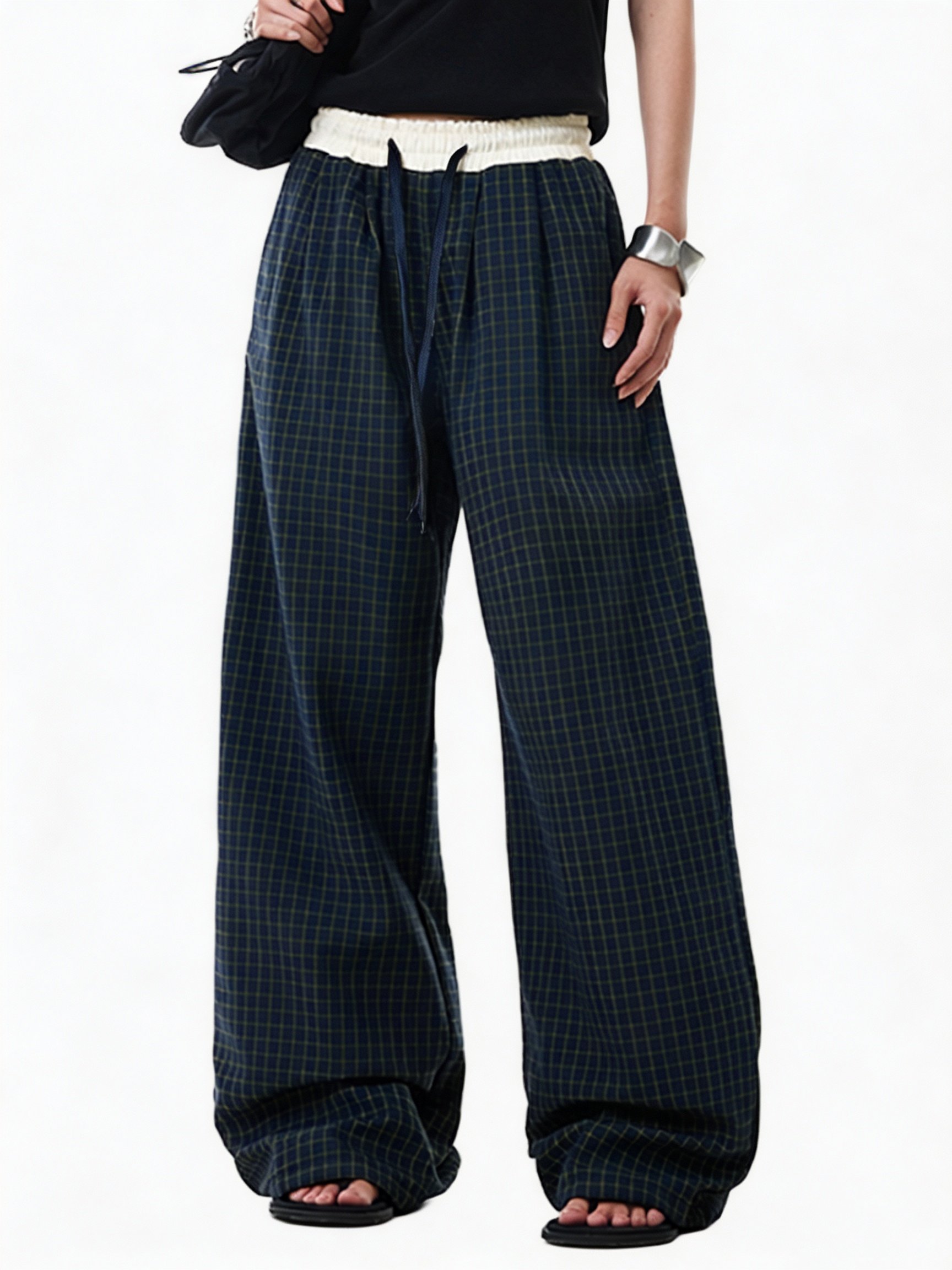 Multi Color Block Pants