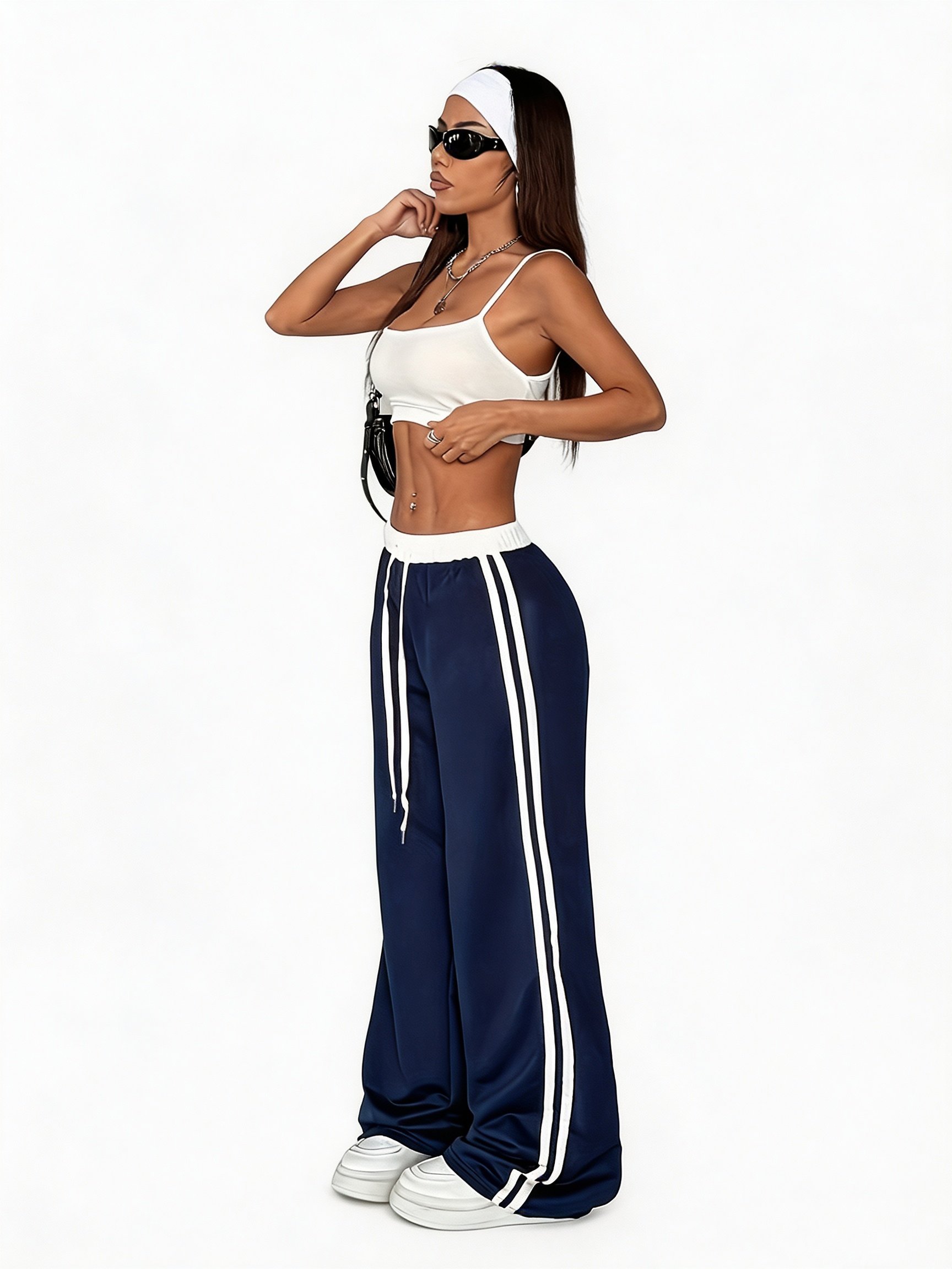 Multi Solid Track Pants
