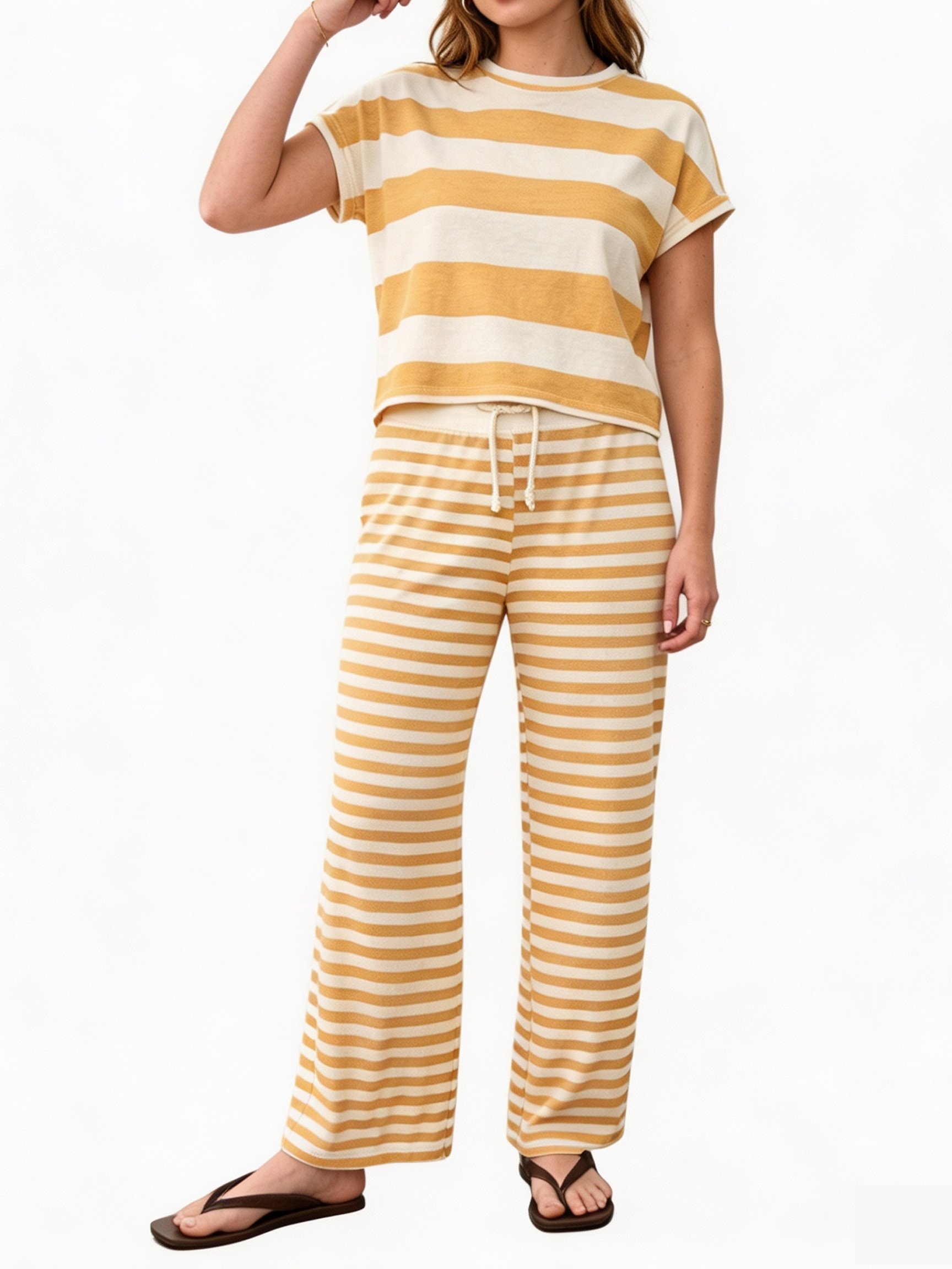 Multi Striped Pajama Set