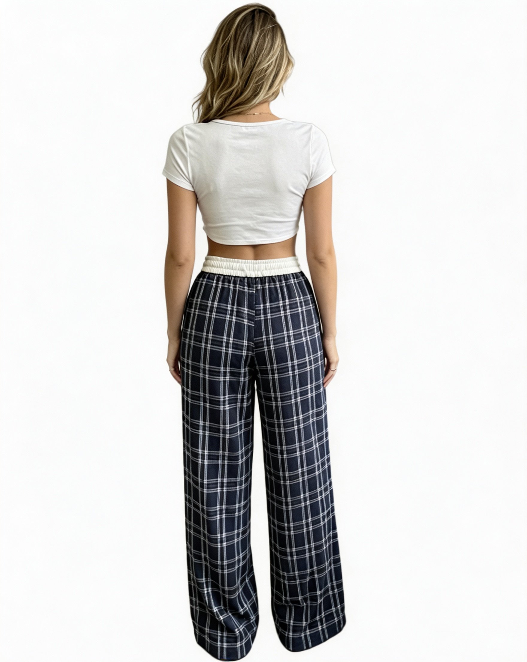 Multi Checked Pajama Pants