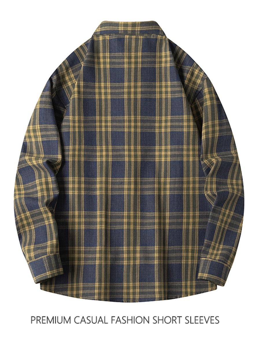 Blue Checked Regular Shirt