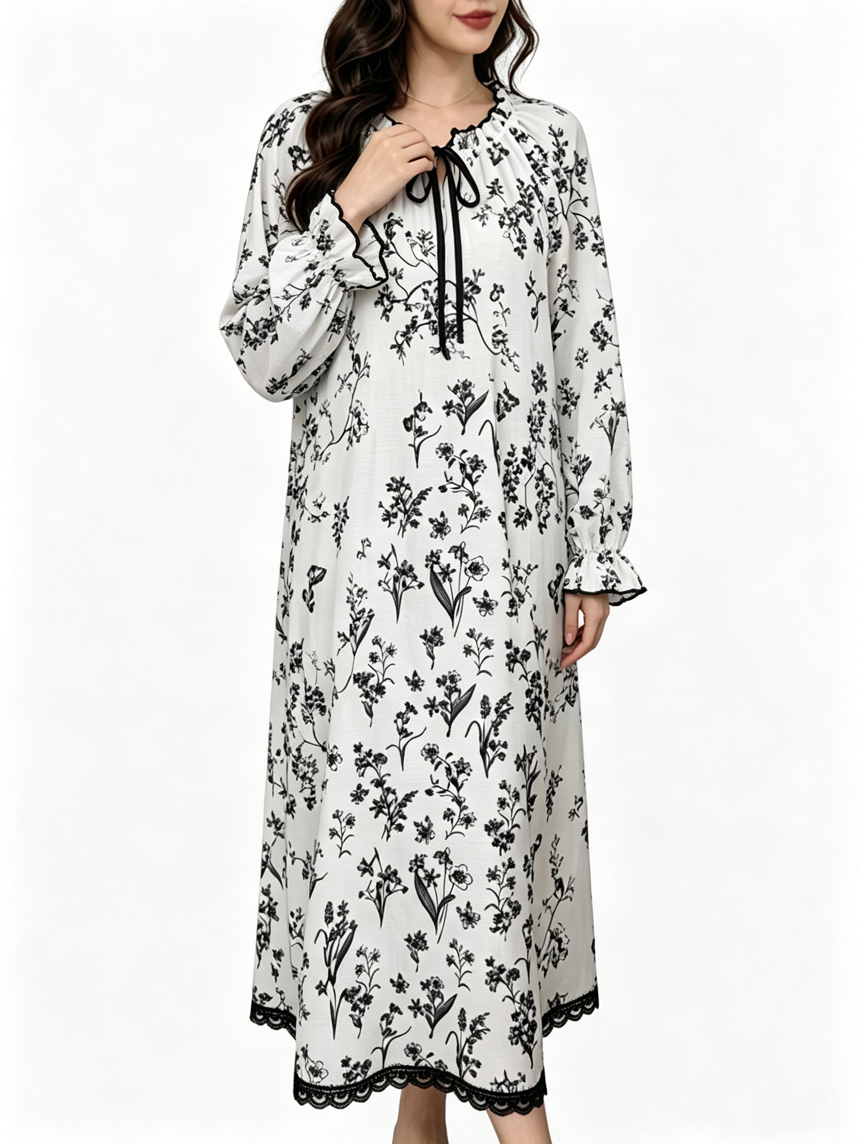Multi Printed Nightdress