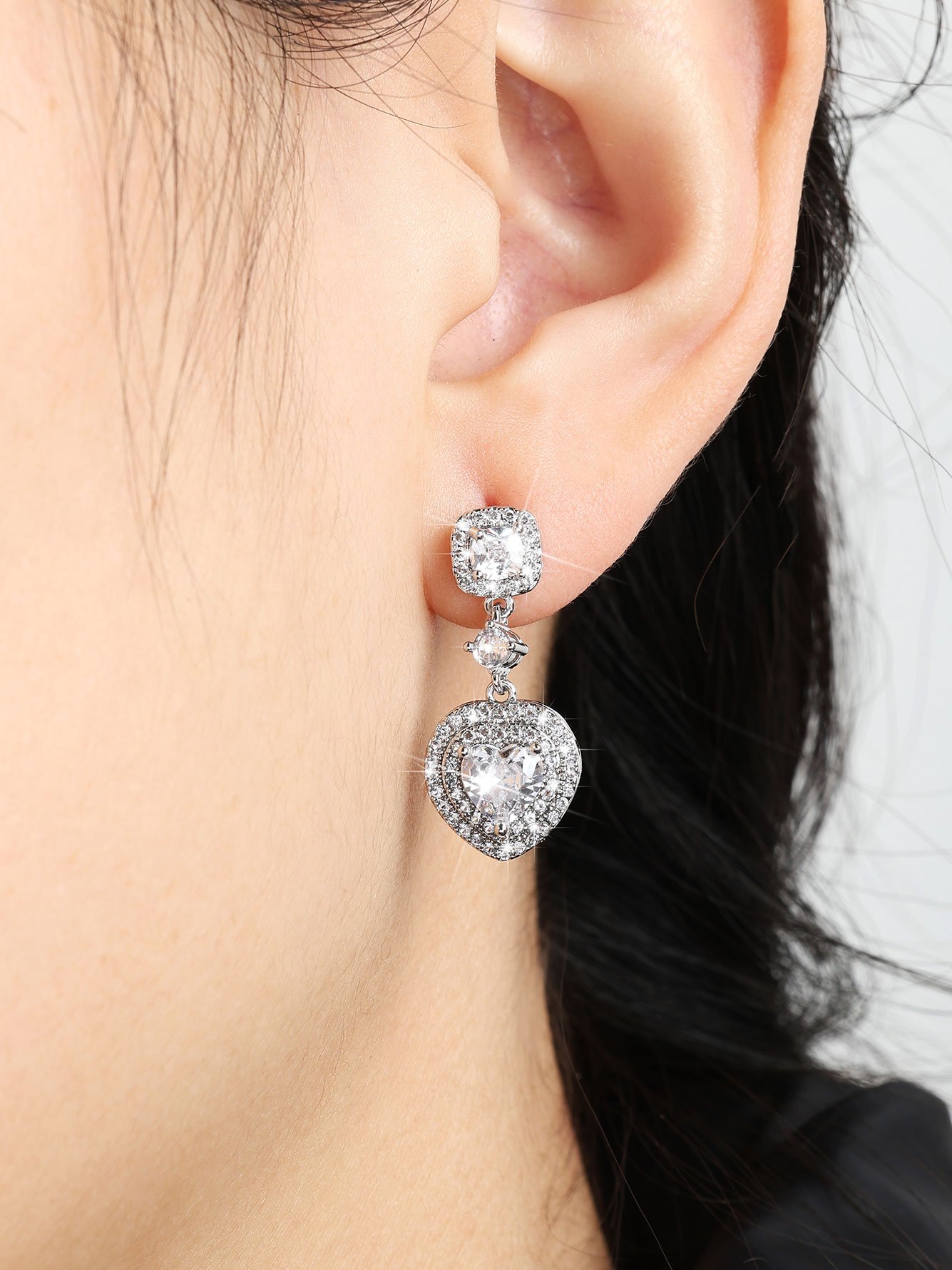 Silver Plain Earrings
