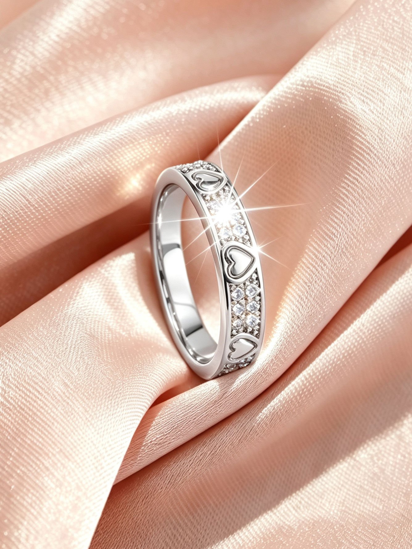 Silver Texture Ring