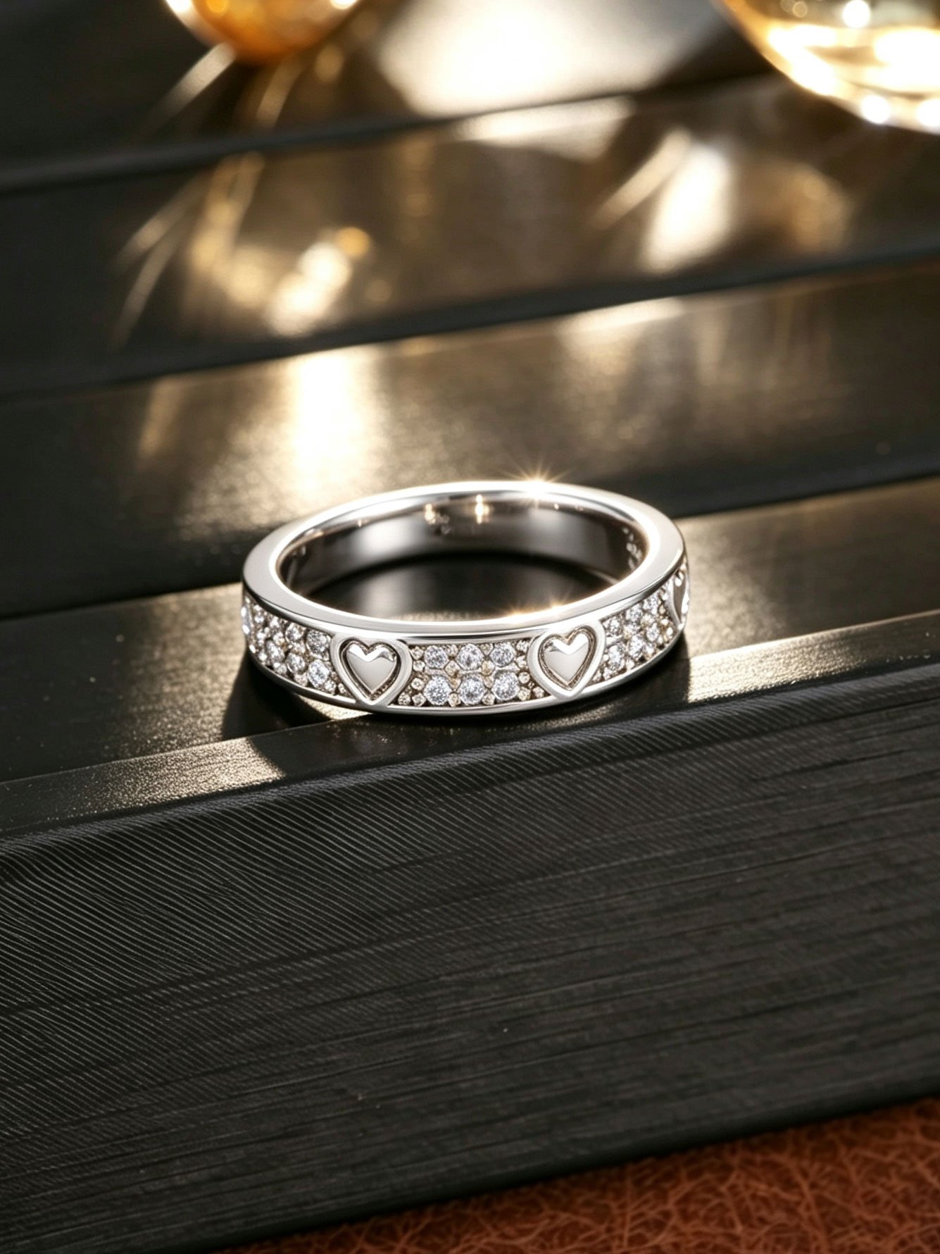 Silver Texture Ring