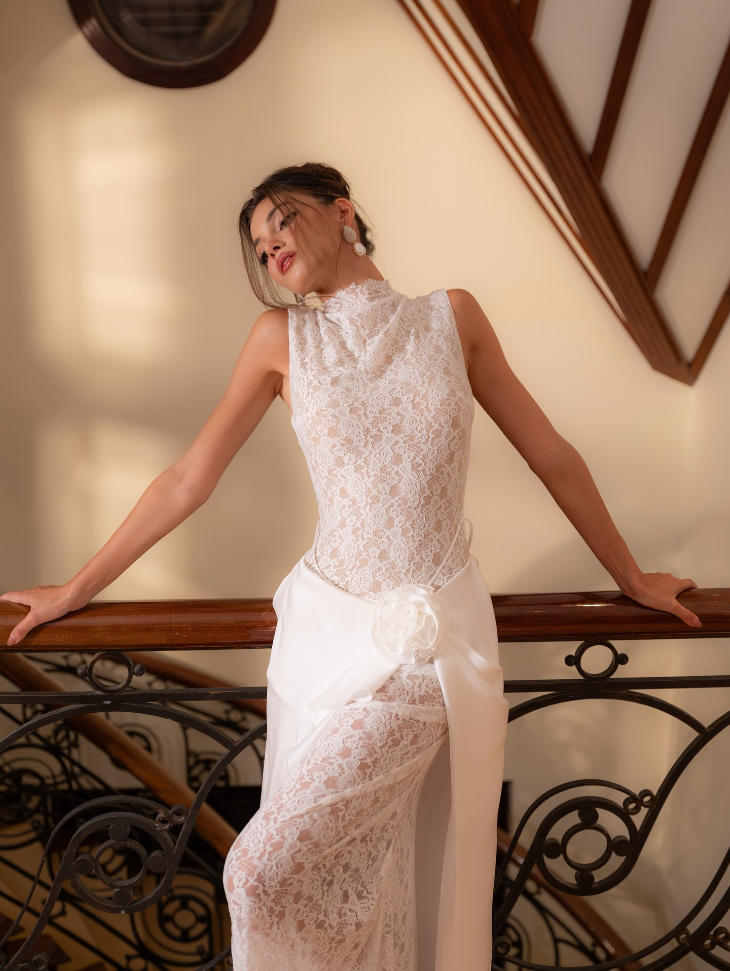 White Sleeveless Maxi Dress