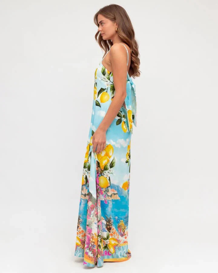 Printed Sleeveless Dress