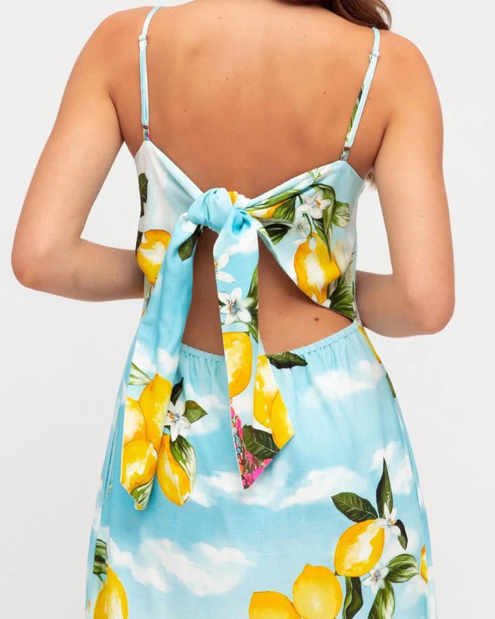 Printed Sleeveless Dress