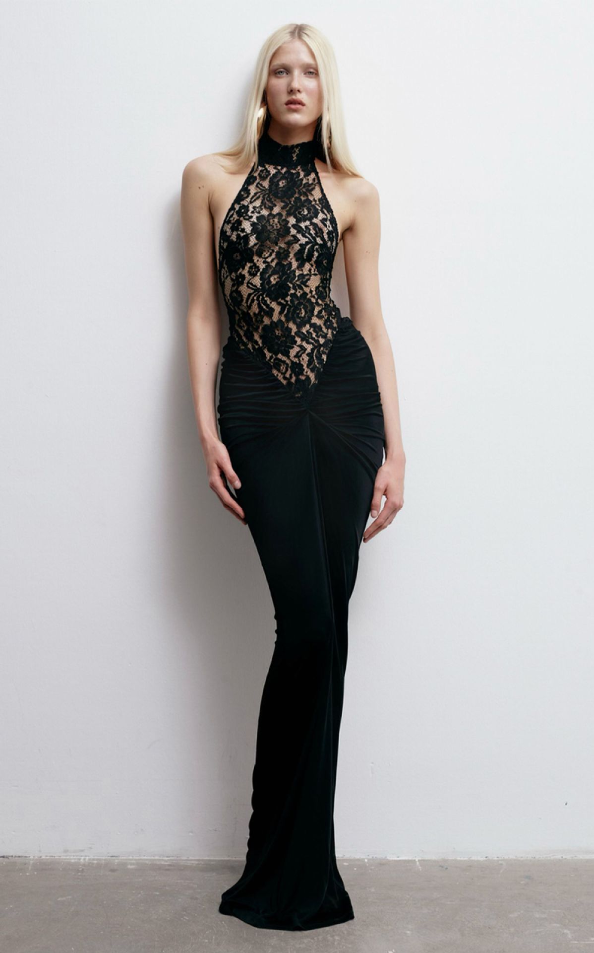 Black Sleeveless A-Line Dress