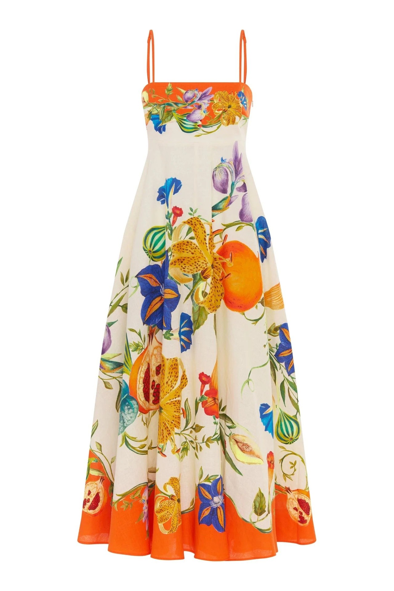 Floral A-Line Sleeveless Dress