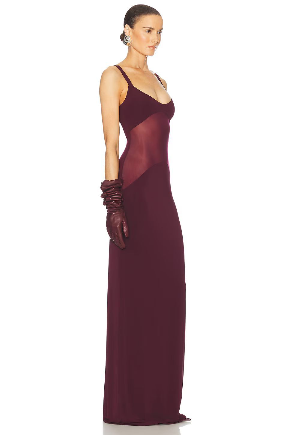 Red Sleeveless Maxi Dress