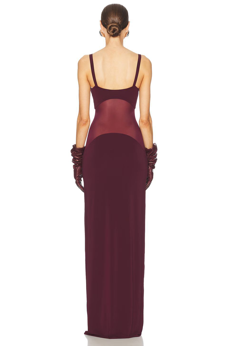 Red Sleeveless Maxi Dress