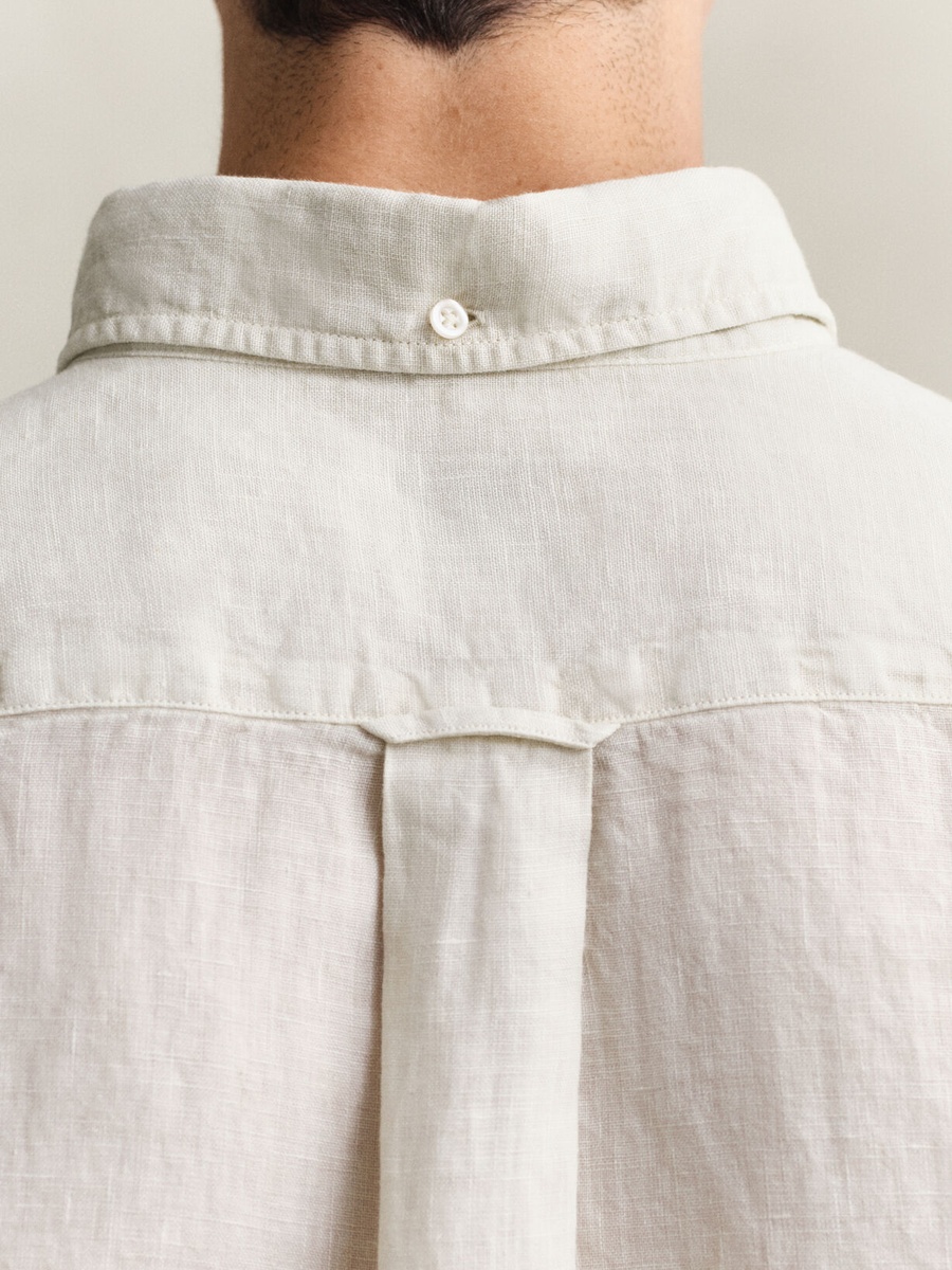 Men Regular Fit Linen Shirt