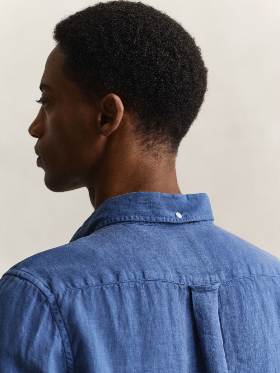 Men Regular Fit Linen Shirt