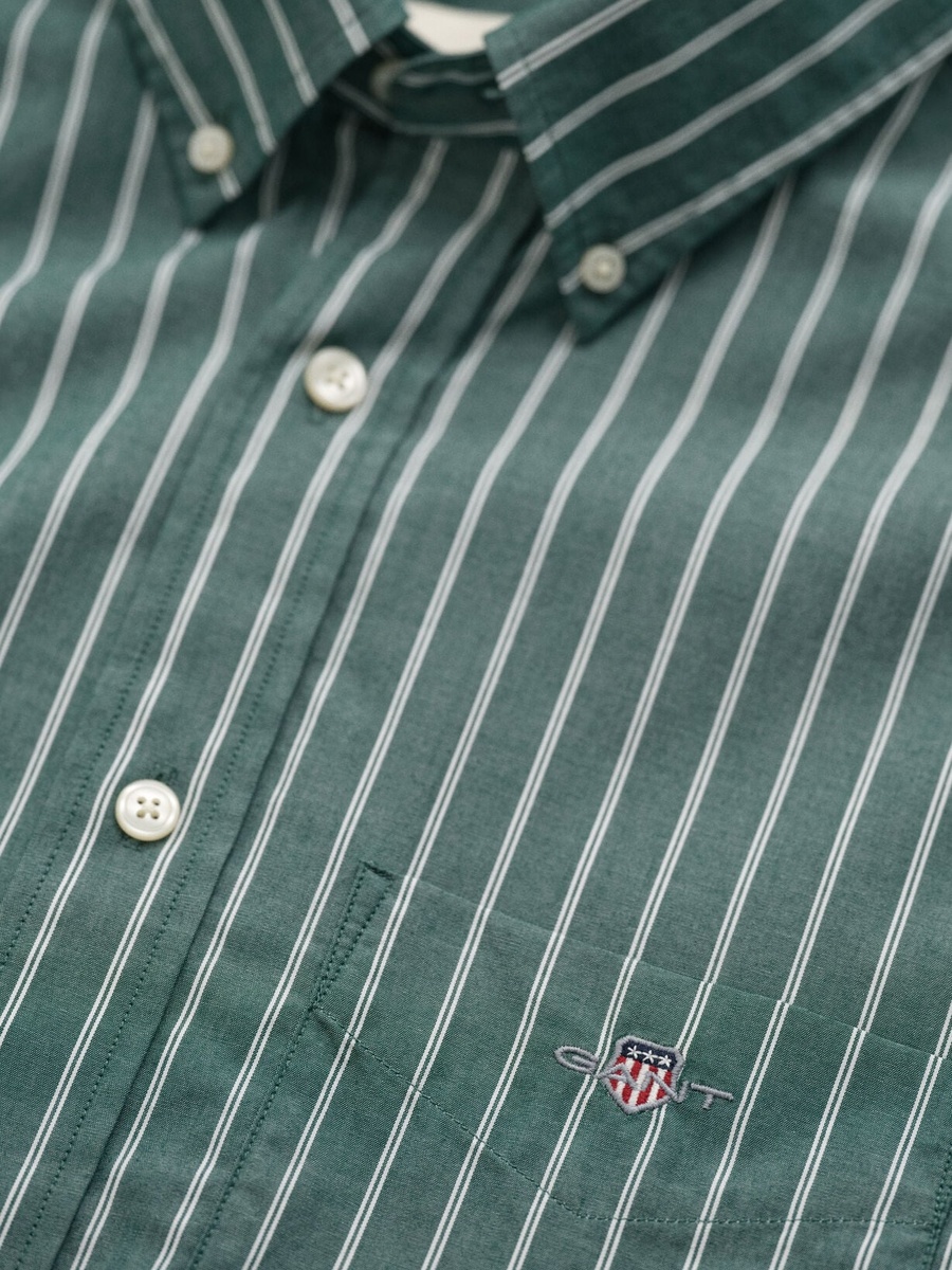 Men Classic Poplin Stripe Shirt