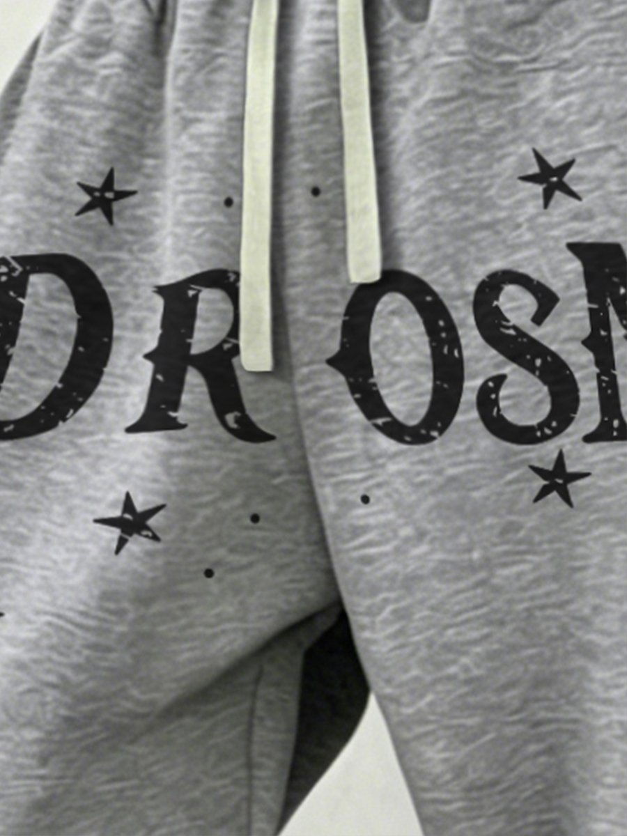 Grey Solid Relaxed Pants