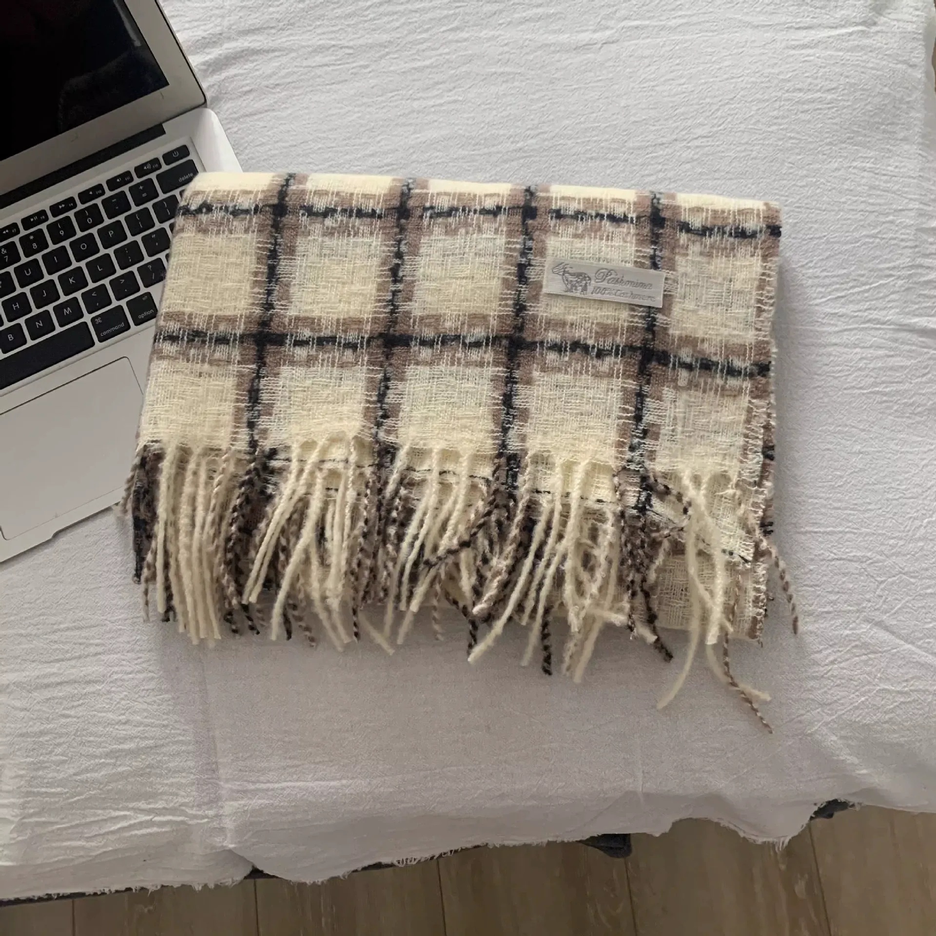 Multi Checked Scarf